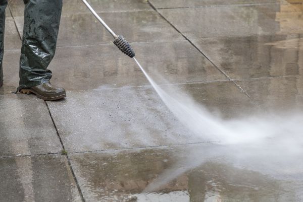 Concrete Power Washing in Burlington