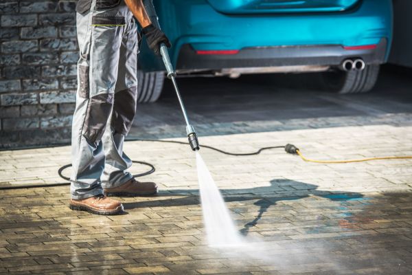 Driveway Pressure Washing in Burlington