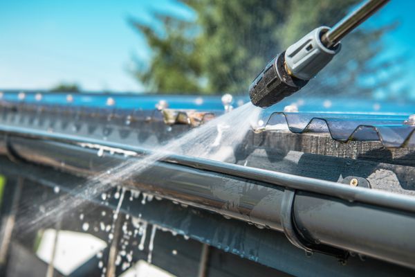 Gutter Pressure Washing in Burlington