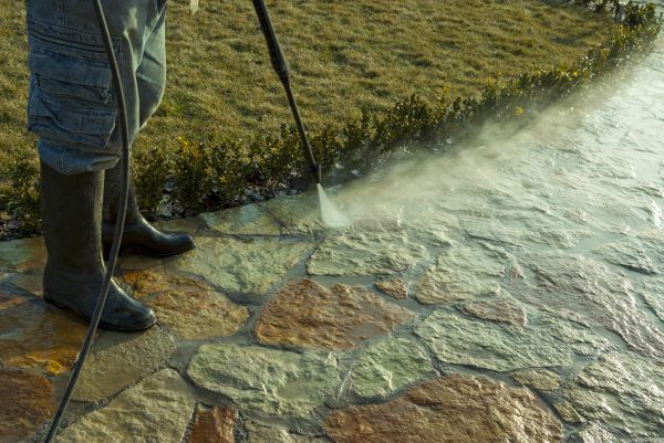 Stone Power Washing in Burlington