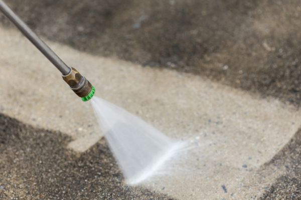 Garage Floor Power Washing in Burlington