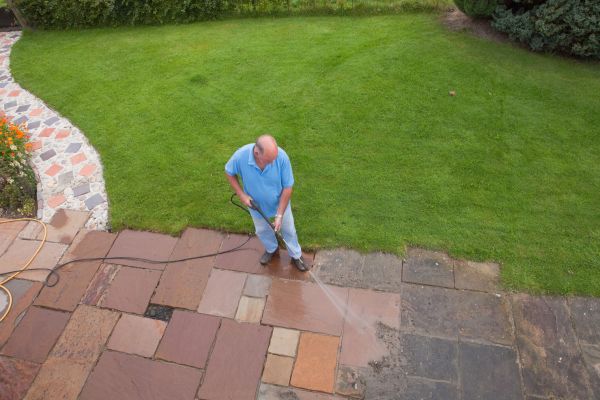 Pavers Pressure Washing in Burlington