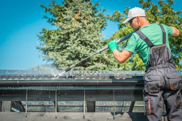 Gutter Power Washing in Burlington