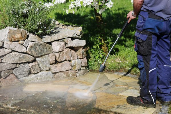 Stone Pressure Washing in Burlington
