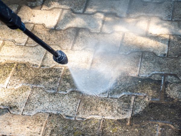 Paver Pressure Washing in Burlington