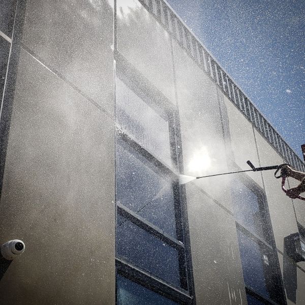 Exterior Building Washing in Burlington
