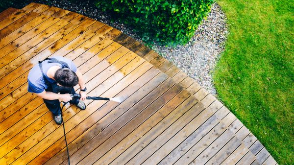 Deck Pressure Cleaning in Burlington