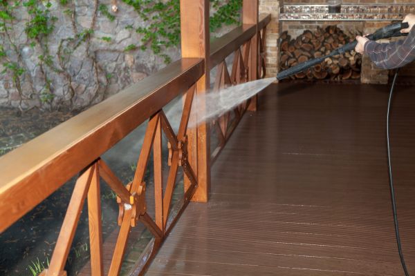 Porch Dirt Removal in Burlington