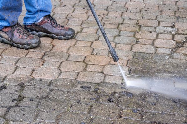 Stone Patio Cleaning in Burlington